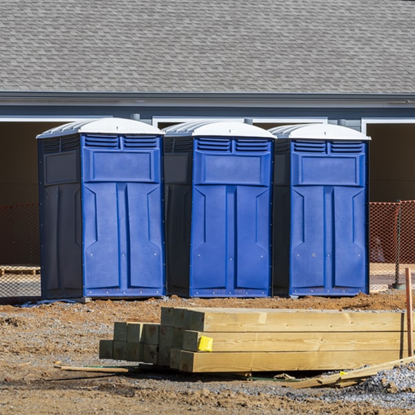 are there any restrictions on where i can place the porta potties during my rental period in Canton City ND